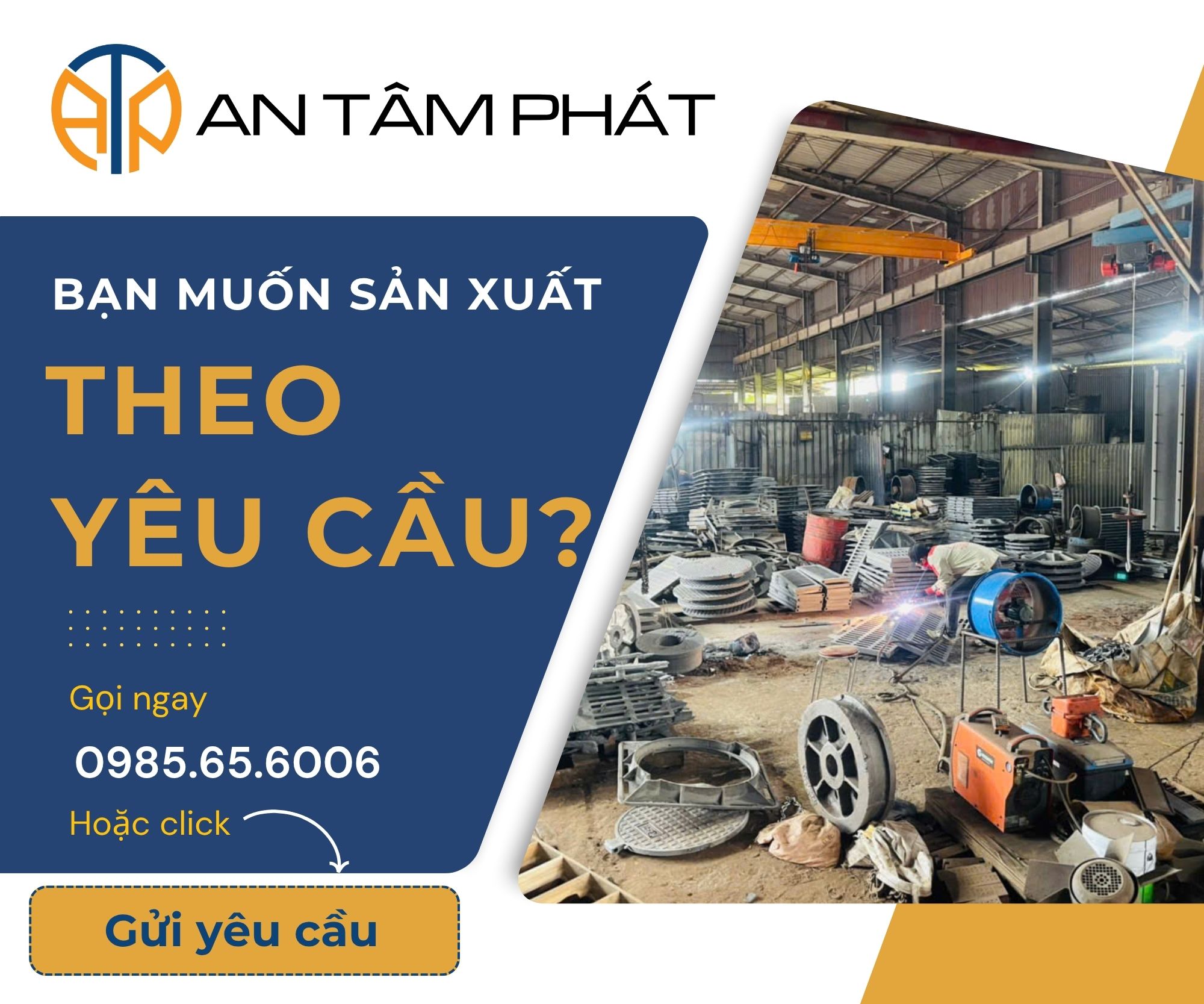 An Tâm Phát Chuyên Sản Xuất Nắp Hố Ga, Song Chắn Rác Theo Yêu Cầu