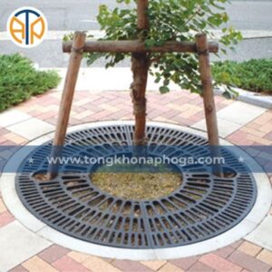 Ghi Bảo Vệ Gốc Cây Bằng Gang Khung Tròn – Mã SP: GBVGC-GT