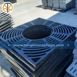 Ghi Bảo Vệ Gốc Cây Bằng Gang Khung Vuông – Mã SP: GBVGC-GV