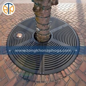 Ghi Bảo Vệ Gốc Cây Composite Khung Tròn – Mã SP: GBVGC-CT