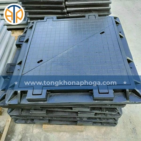 Nắp Bể Cáp Composite 2 Cánh Vỉa Hè