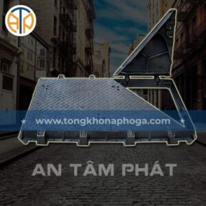 Nắp Bể Cáp Gang 4 Cánh Vỉa Hè – Mã SP: NBCG-4CH