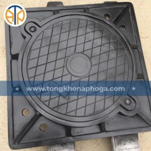 Nắp hố ga Composite ngăn mùi khung âm nắp tròn – Mã SP: NHGC-0KAT