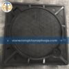 Nắp hố ga Composite ngăn mùi khung âm nắp tròn Nắp hố ga Composite ngăn mùi khung âm nắp tròn