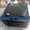 Nắp hố ga Composite ngăn mùi khung âm nắp tròn Nắp hố ga Composite ngăn mùi khung âm nắp tròn