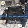 Nắp hố ga gang ngăn mùi khung âm nắp vuông Nắp hố ga gang ngăn mùi khung âm nắp vuông